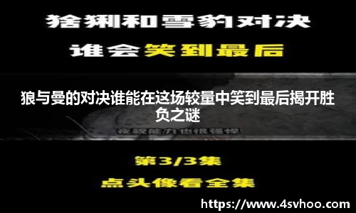 狼与曼的对决谁能在这场较量中笑到最后揭开胜负之谜